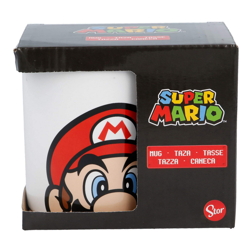 Mugg Super Mario Vit Keramik Röd (350 ml) - 6