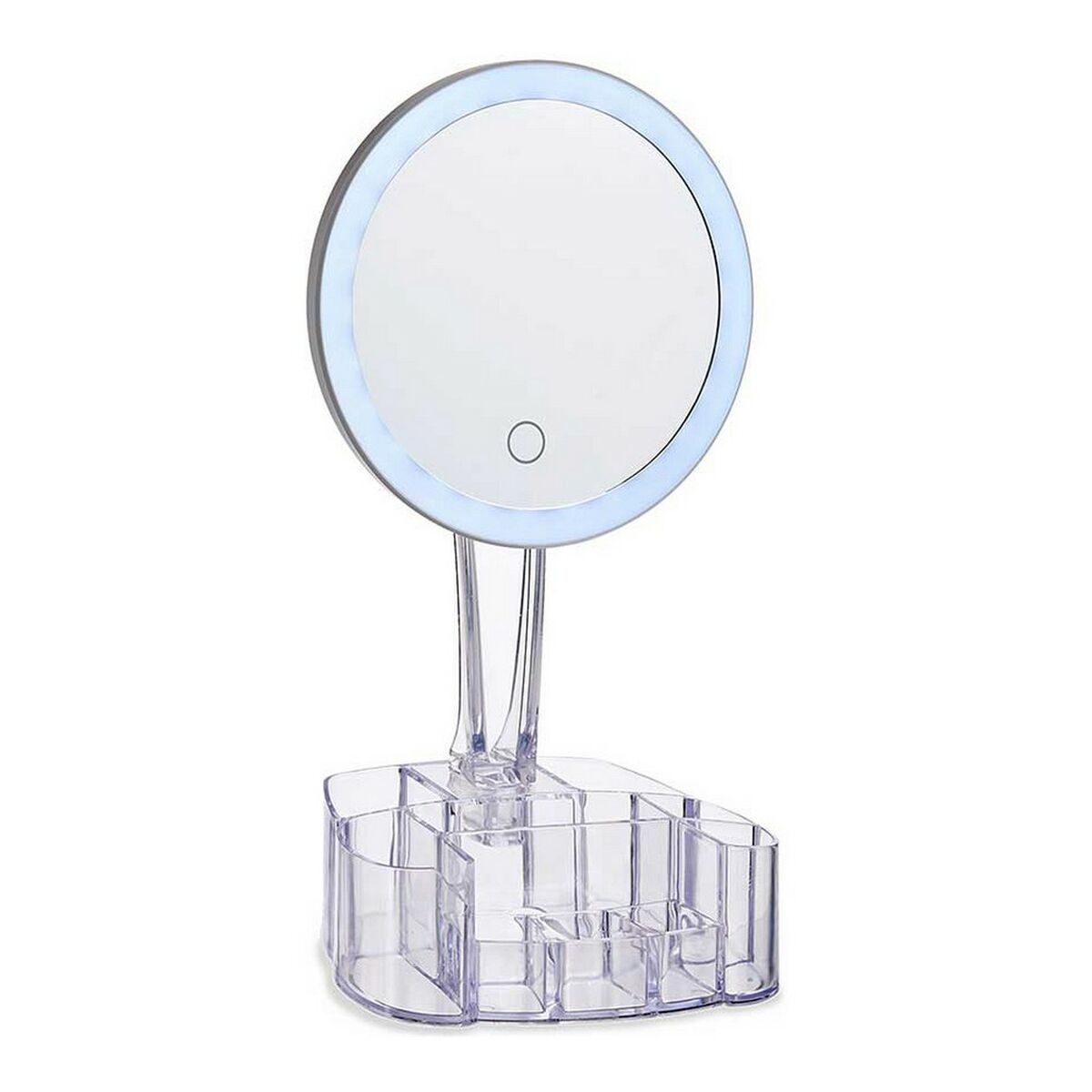 Förstorande Spegel med LED 1x Vit polystyren 12,6 x 34,5 x 17 cm - 2