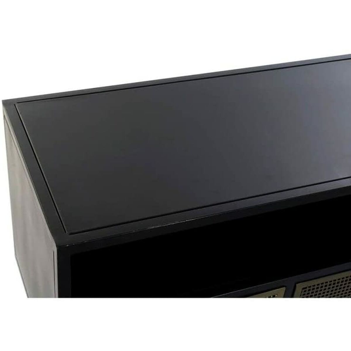 TV-möbler DKD Home Decor Svart Metall Gyllene (125 x 41 x 62 cm) - 7