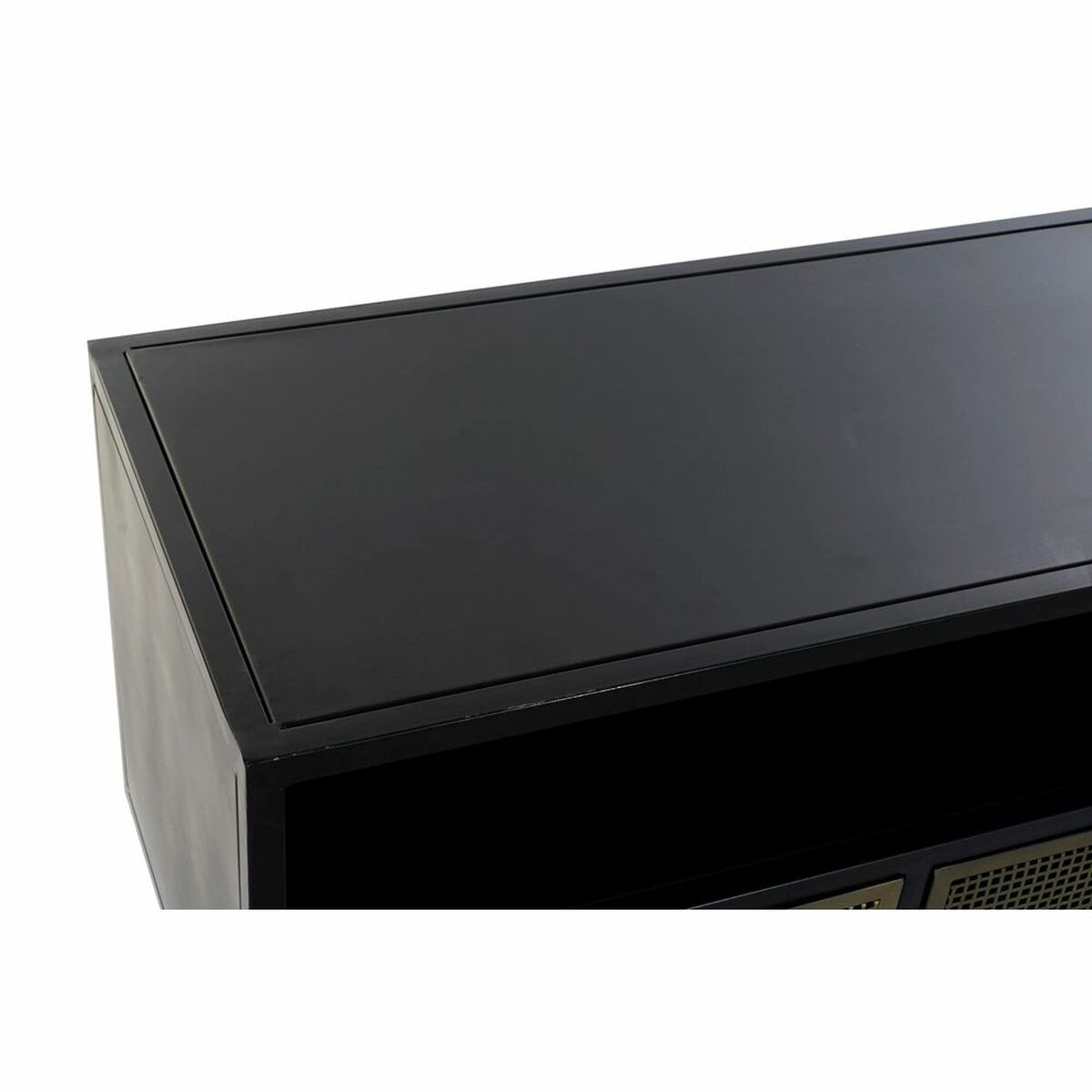TV-möbler DKD Home Decor Svart Metall Gyllene (125 x 41 x 62 cm) - 4
