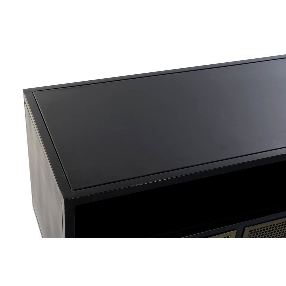 TV-möbler DKD Home Decor Svart Metall Gyllene (125 x 41 x 62 cm) - 2