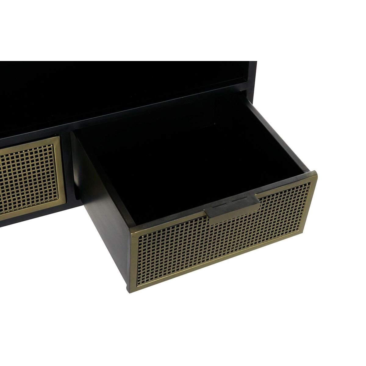 TV-möbler DKD Home Decor Svart Metall Gyllene (125 x 41 x 62 cm) - 9