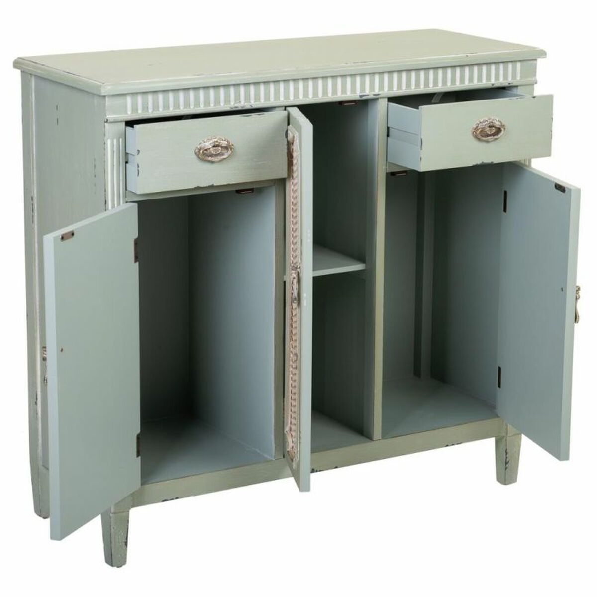 Mottagare Alexandra House Living Grön 88 x 36 x 95 cm - 5