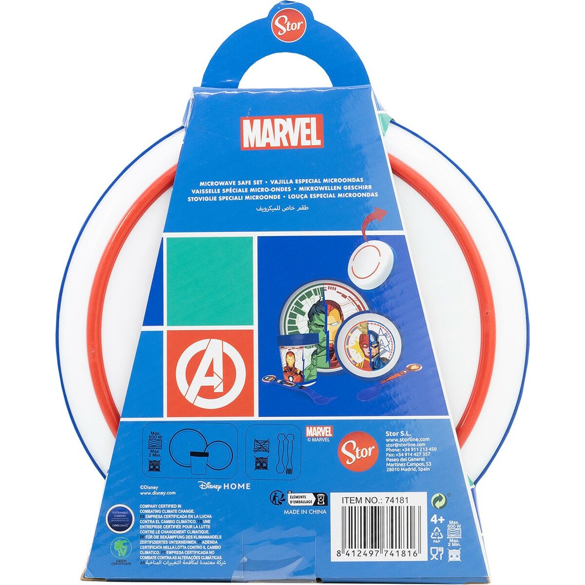 Matset för barn The Avengers CZ11304 Plast (5 Delar) - 4