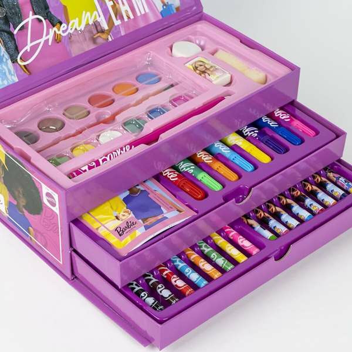 Brevpapper Set Barbie Rosa - 3