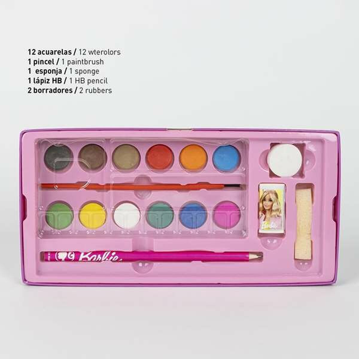 Brevpapper Set Barbie Rosa - 5