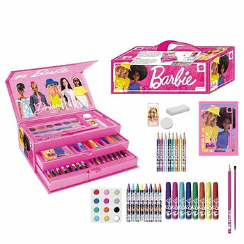 Brevpapper Set Barbie Rosa