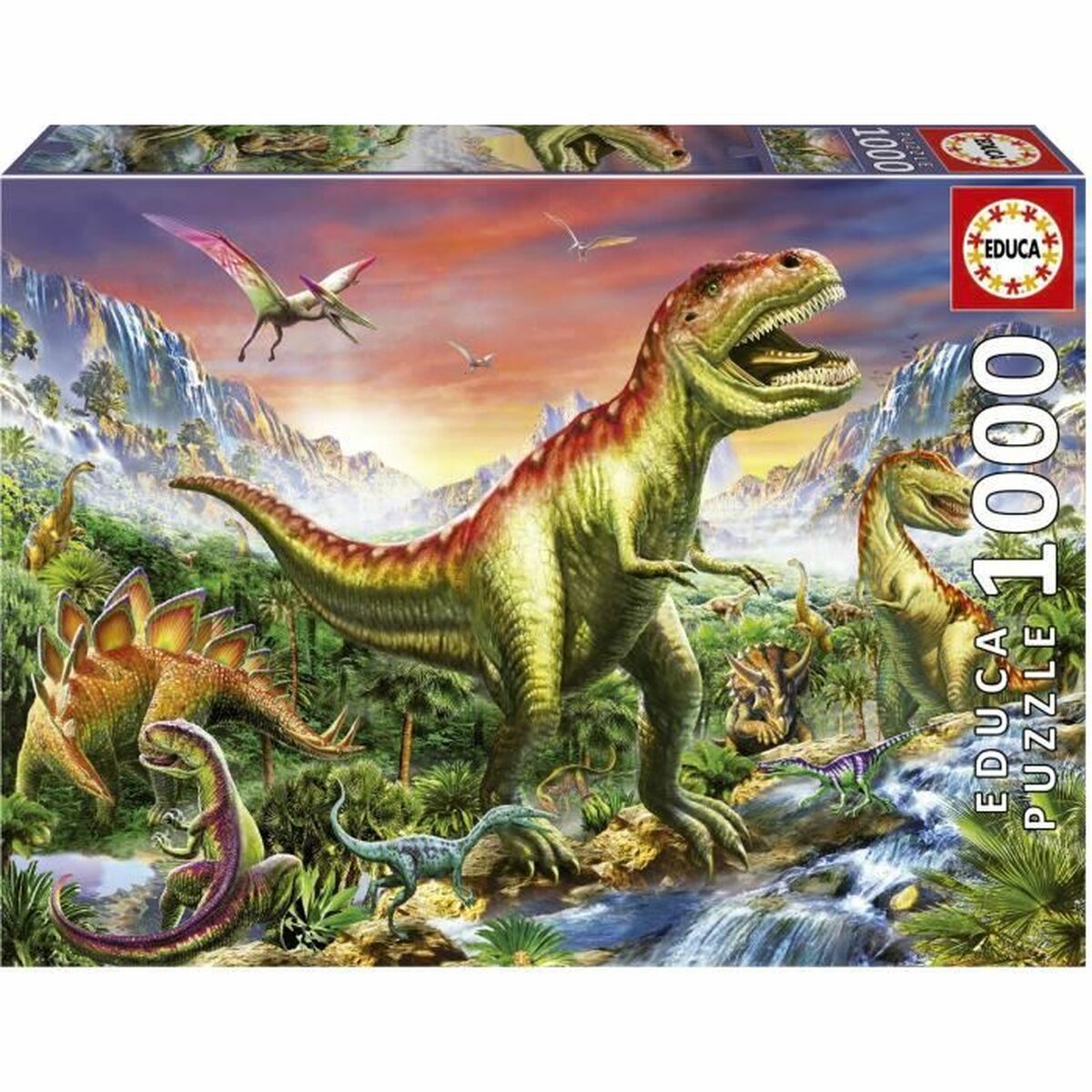 Pussel Educa 1000 Delar Dinosaurier - 2