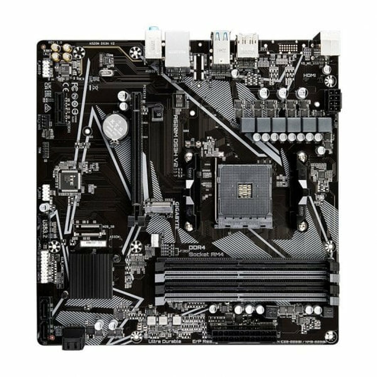 Moderkort Gigabyte A520M DS3H V2 AMD AM4 - 2