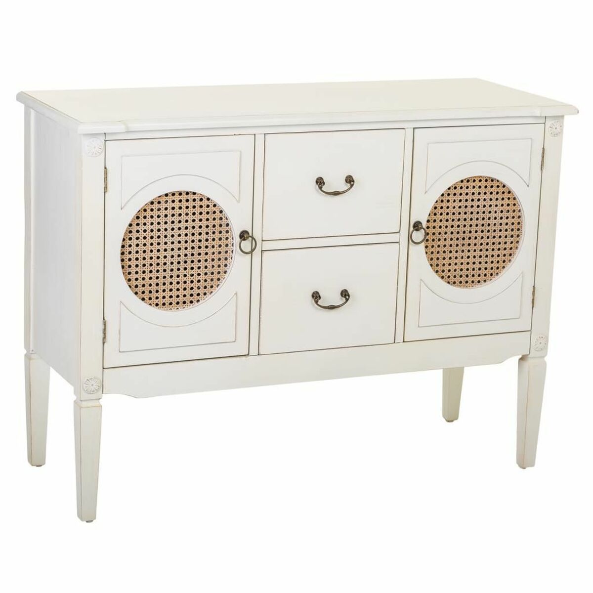 Mottagare Alexandra House Living Vit 78 x 40 x 106 cm
