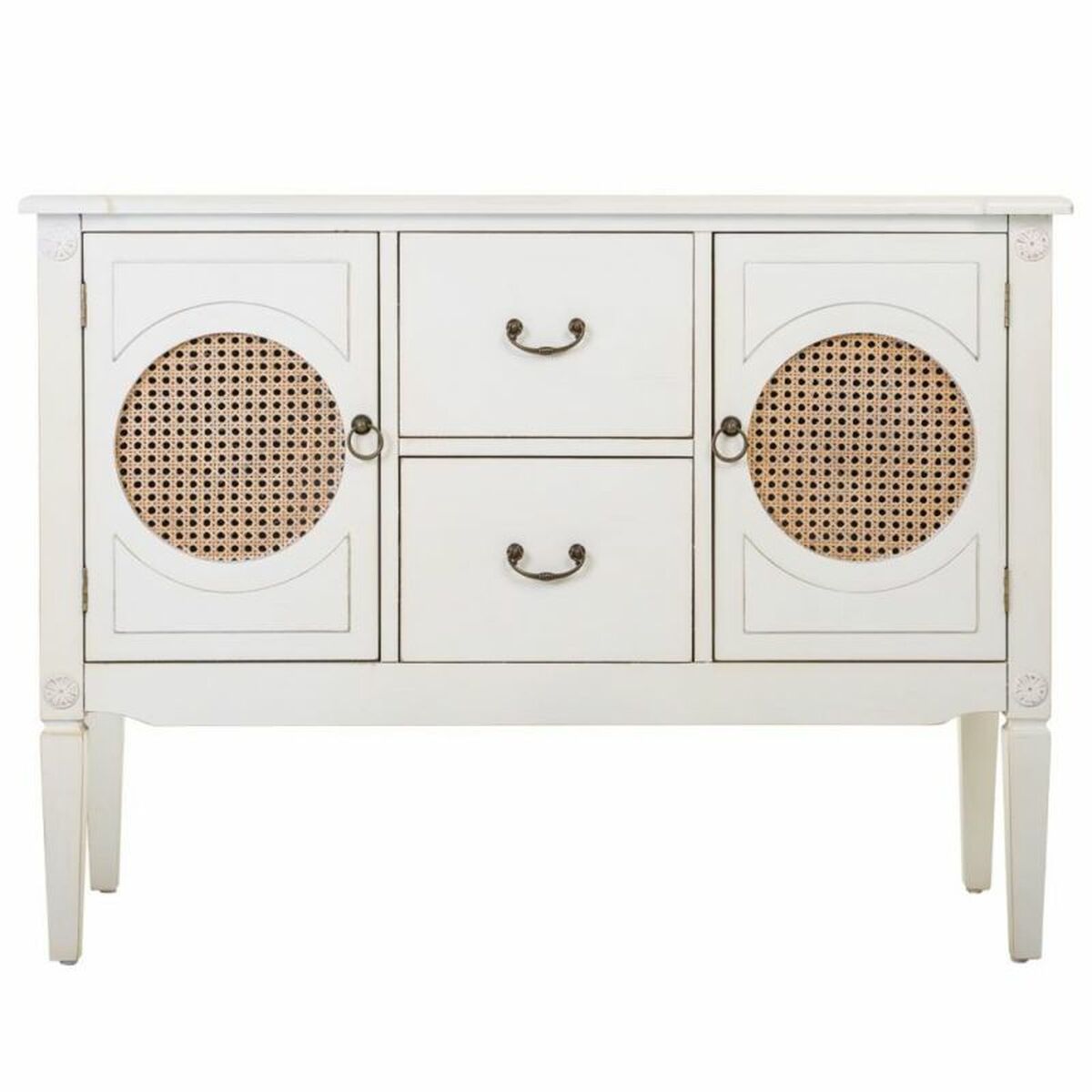Mottagare Alexandra House Living Vit 78 x 40 x 106 cm - 4