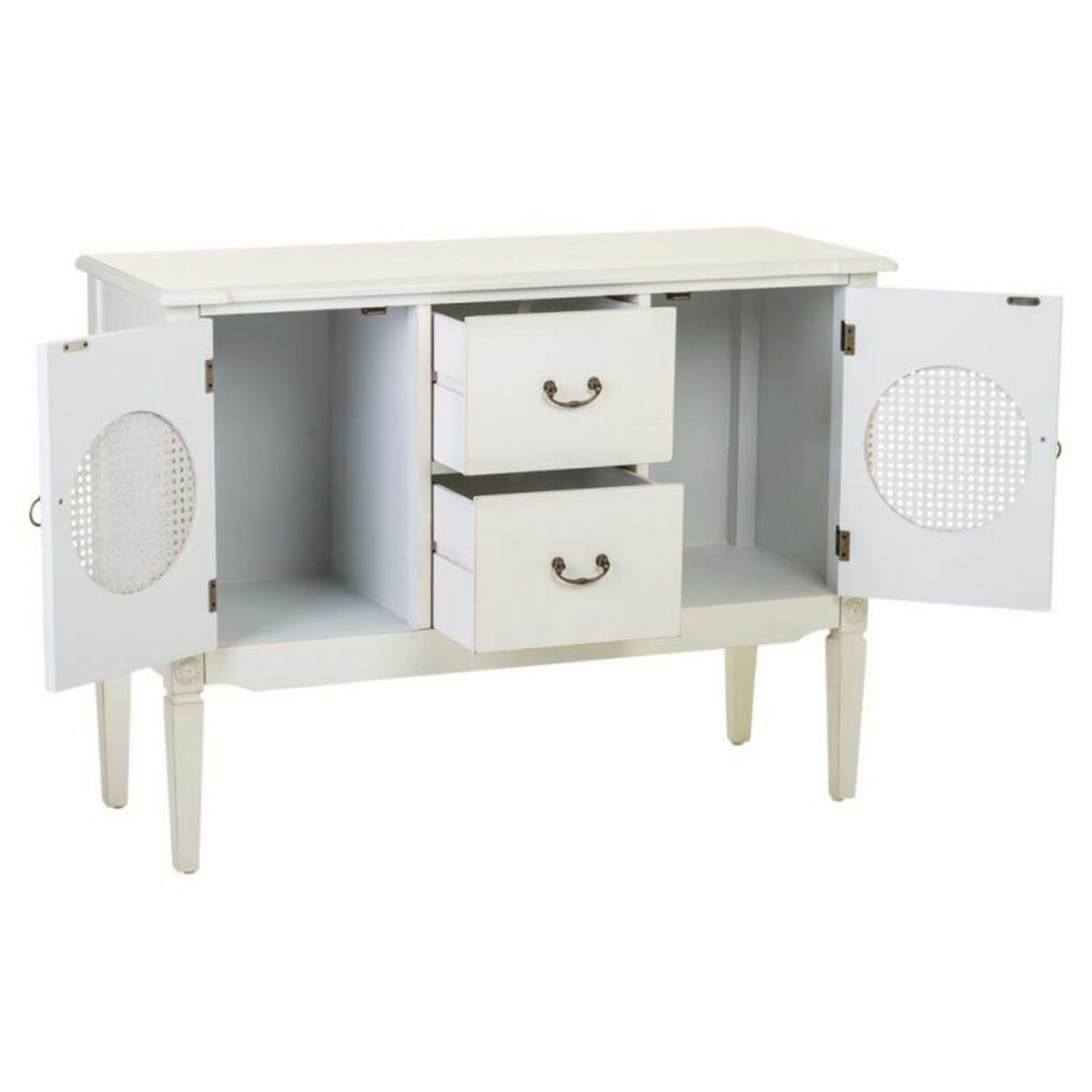 Mottagare Alexandra House Living Vit 78 x 40 x 106 cm - 5
