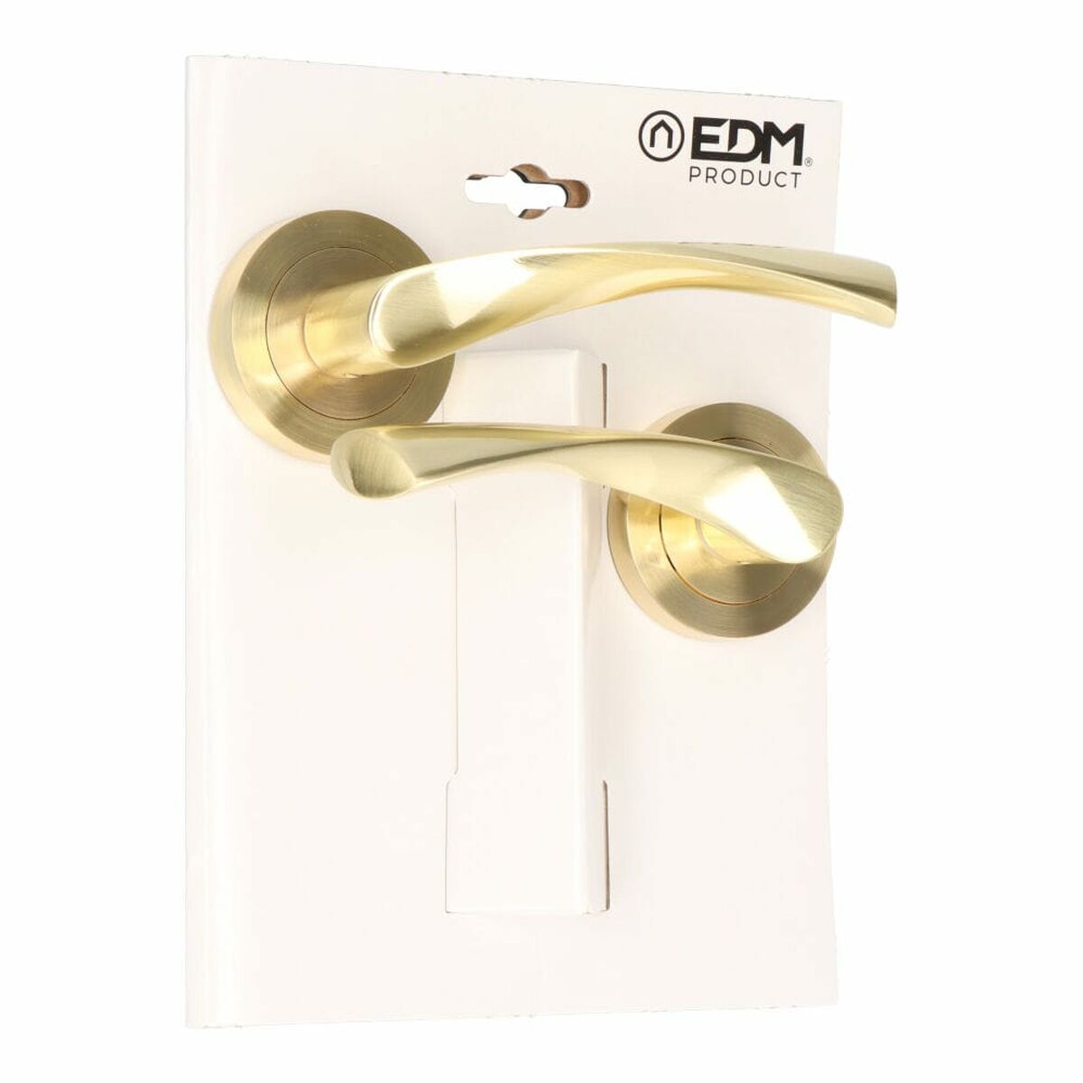 uppsättning handtag EDM 86031 707 Aluminium Ø 6,5 x 12 cm Mässing Gyllene - 2