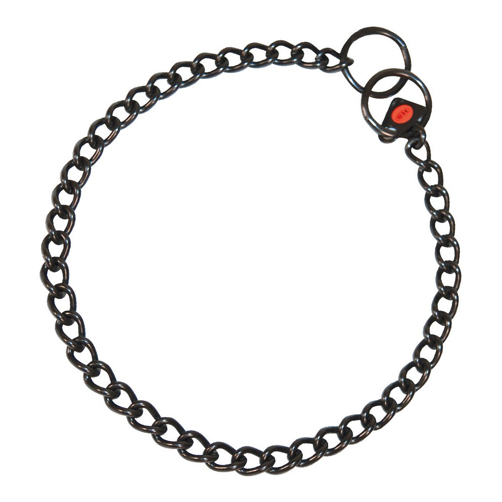 Hundhalsband Hs Sprenger Svart 2,5 mm Länkar Kort (50 cm)