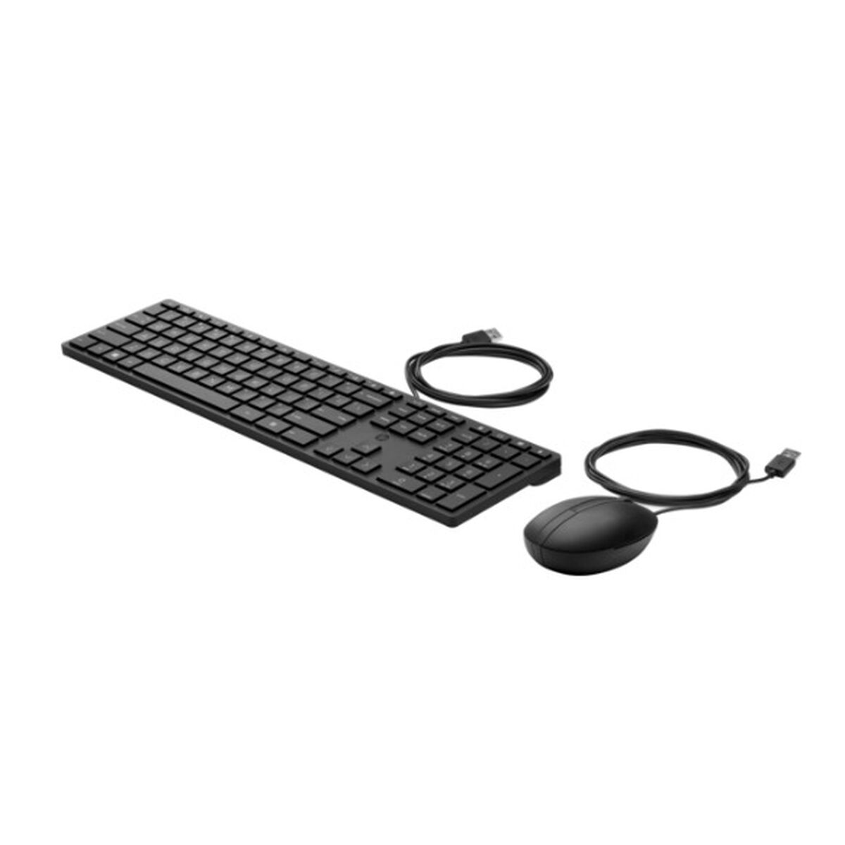 Tangentbord och Mus HP Combo 320 Qwerty Spanska Svart