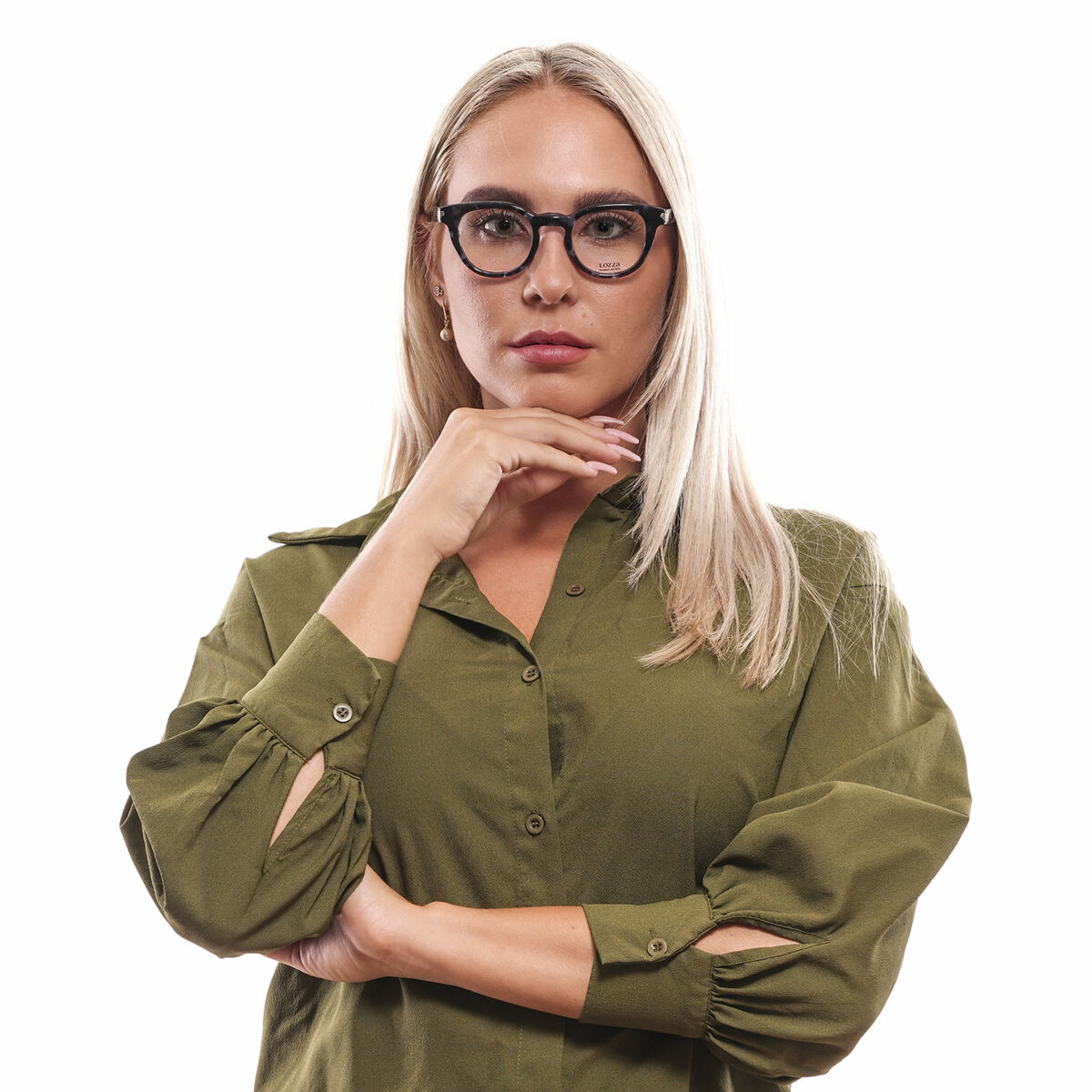 Glasögonbågar Lozza VL4123 450BLK - 3