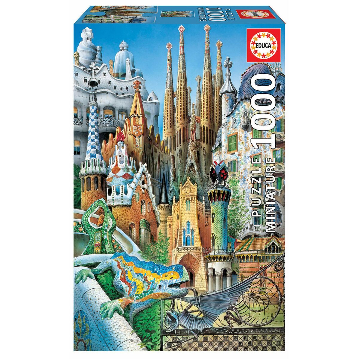 Pussel Educa MININATURE (1000 Delar) - 4