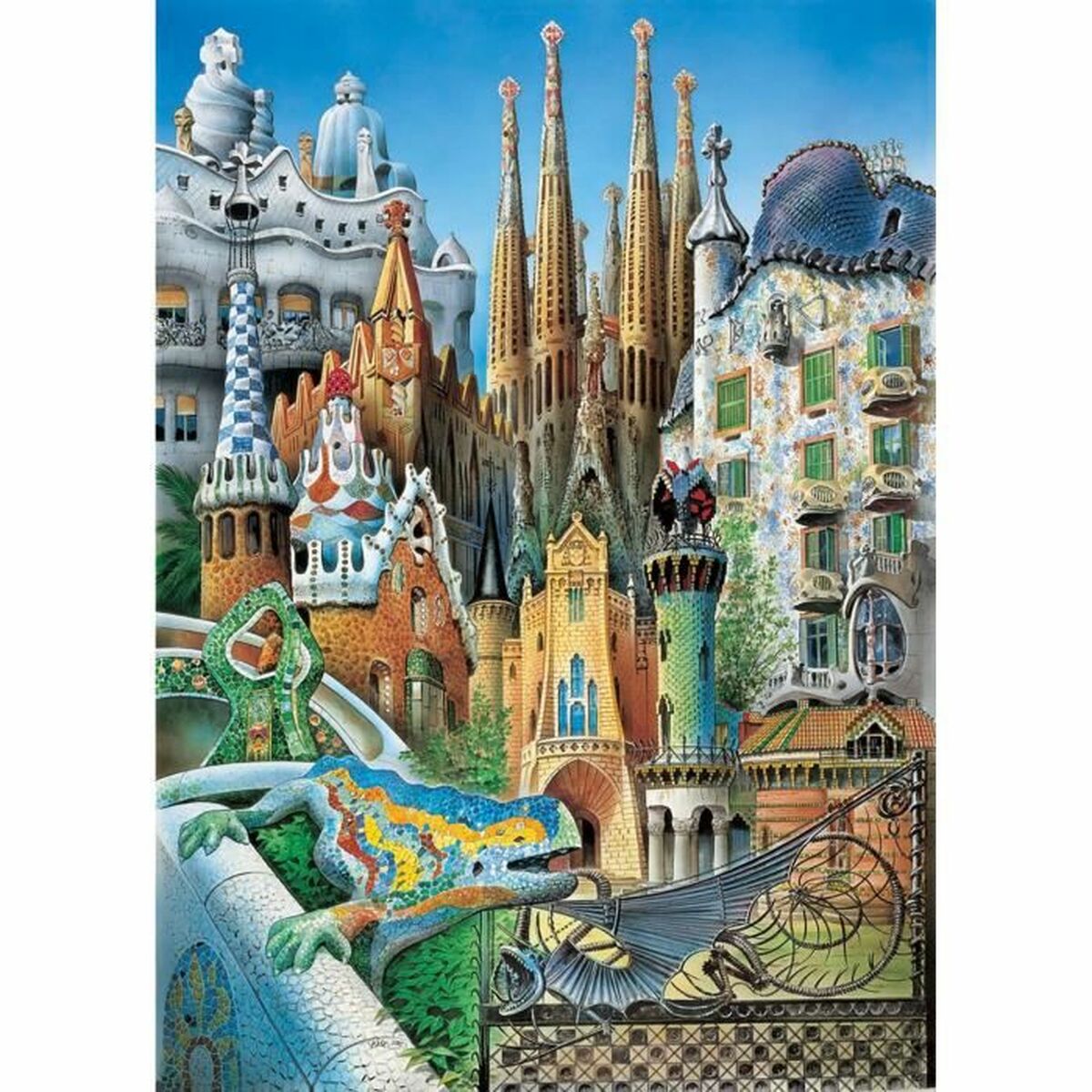 Pussel Educa MININATURE (1000 Delar) - 3