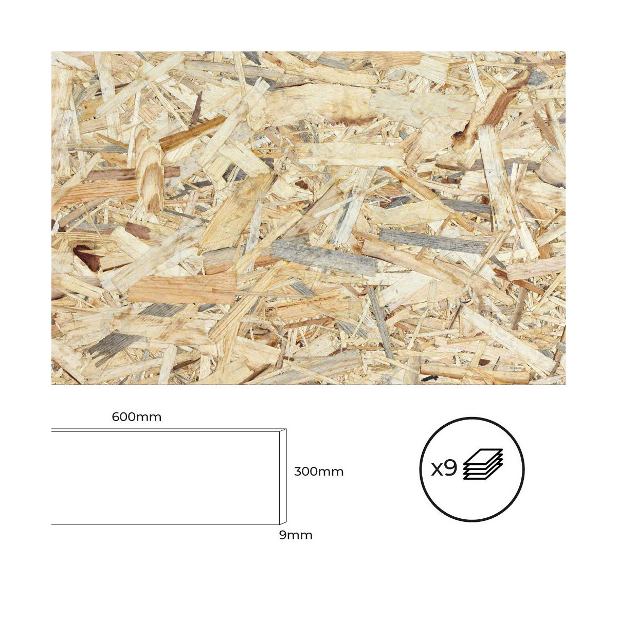 Plywoodskiva Bertini osb (Renoverade A)