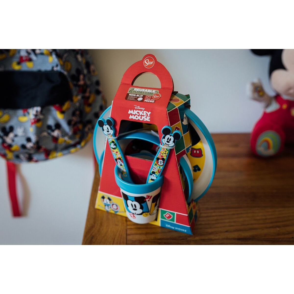 Matset för barn Mickey Mouse CZ11306 Plast (5 Delar) - 2