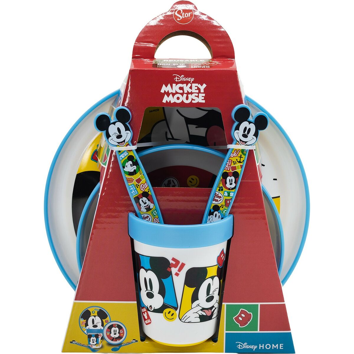 Matset för barn Mickey Mouse CZ11306 Plast (5 Delar) - 5