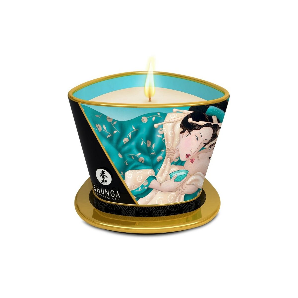 Massageljus Shunga Island's Flower Blommig 170 ml - 5