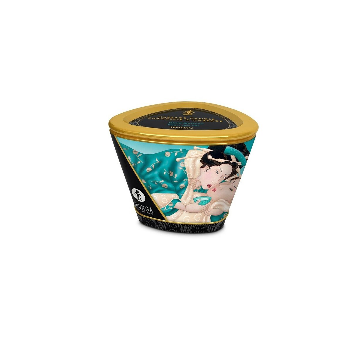 Massageljus Shunga Island's Flower Blommig 170 ml - 4