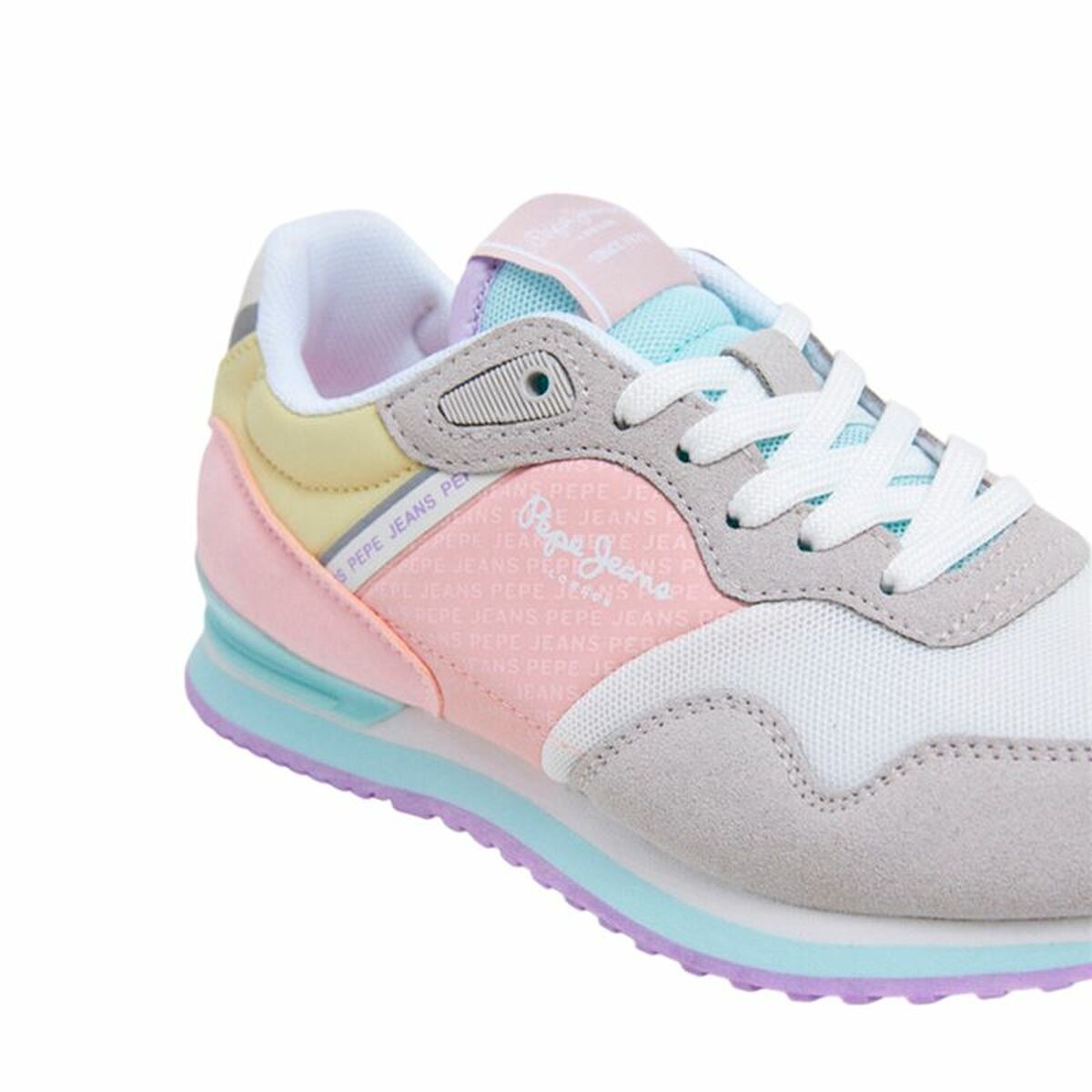 Gymnastiksko, Dam Pepe Jeans Pepe Jeans London Print G Ljusgrå - 3