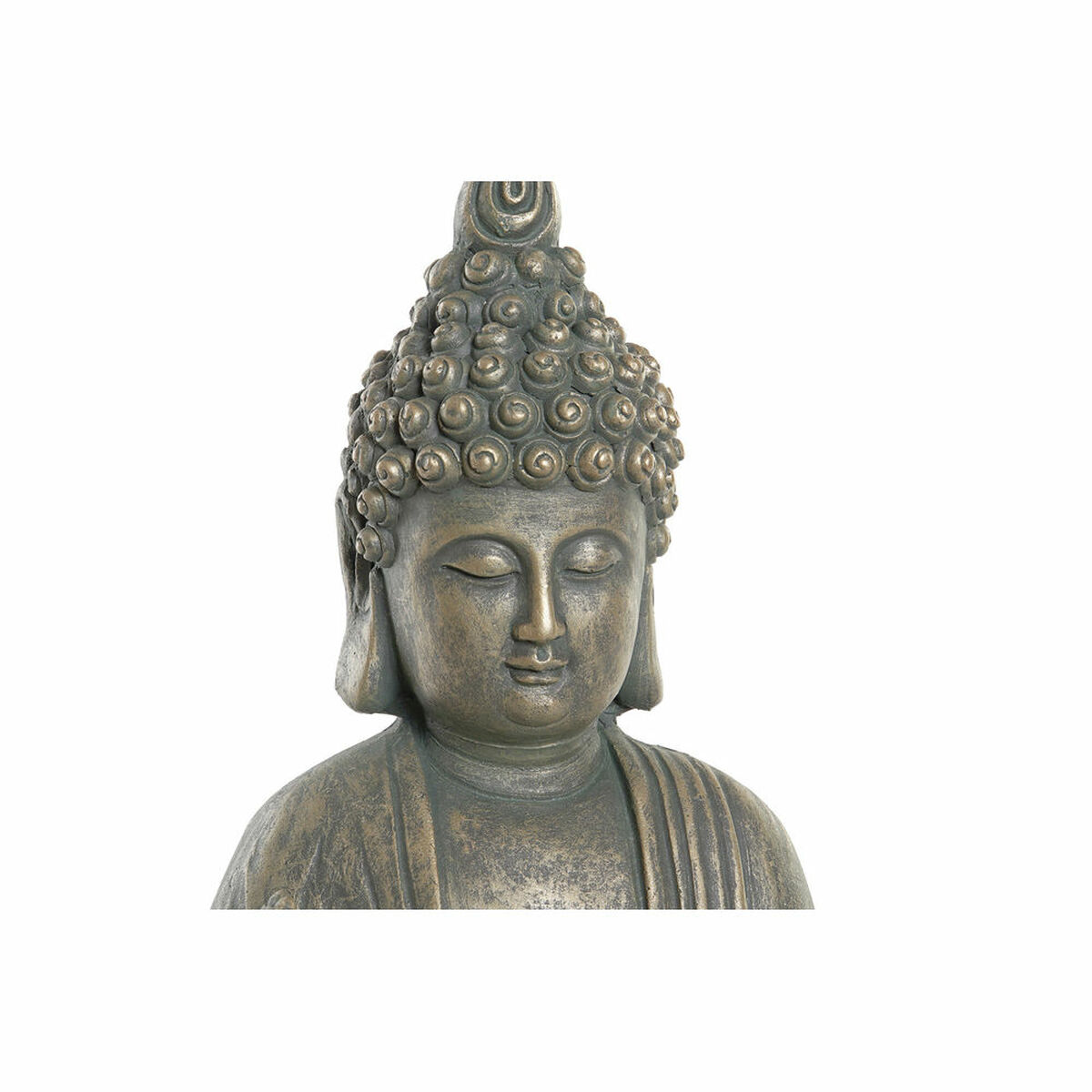 Prydnadsfigur DKD Home Decor 38 x 25 x 43 cm Svart Gyllene Buddha Mörkgrå Orientalisk Modern - 8