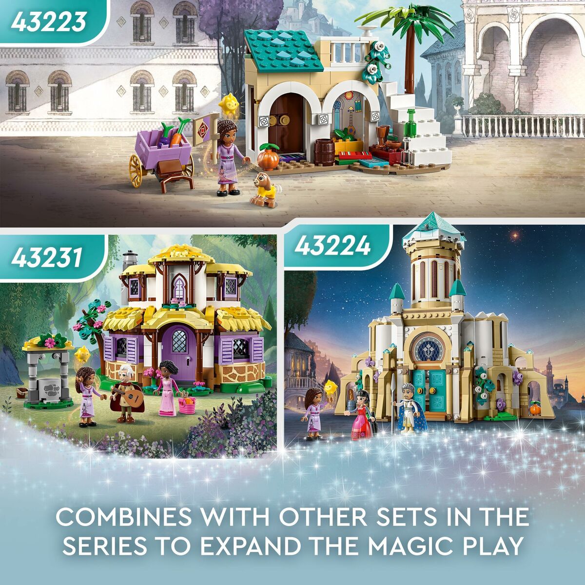 Byggsats Lego Disney Wish 43224 King Magnifico's Castle 613 Delar - 15