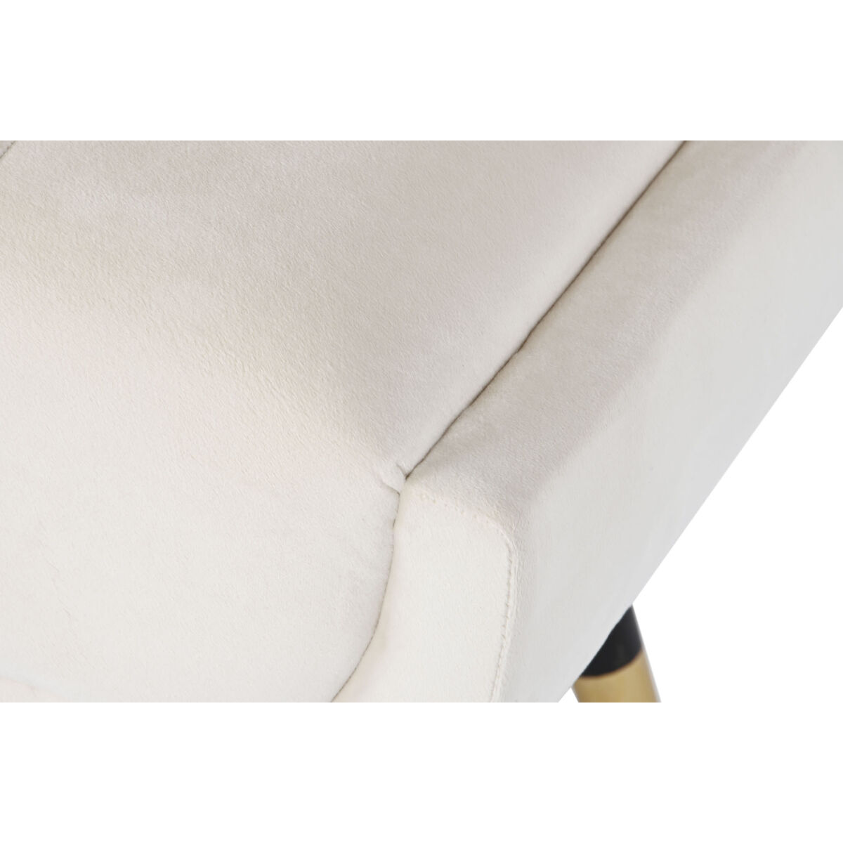Sittpall DKD Home Decor Kräm 120 x 40 x 42 cm - 2