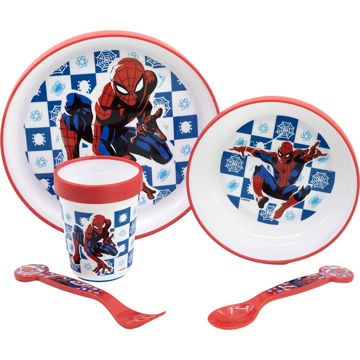 Matset för barn Spider-Man CZ11308 Plast (5 Delar) - 2