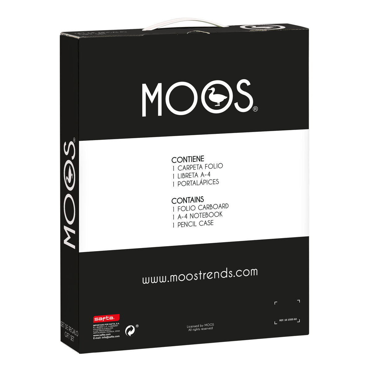Skolpaket Moos Garden A4 3 Delar Turkos - 3