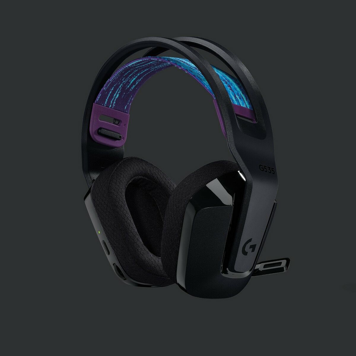 Hörlurar med mikrofon Gaming Logitech Svart (Renoverade A) - 4