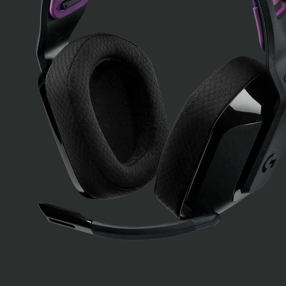 Hörlurar med mikrofon Gaming Logitech Svart (Renoverade A) - 8