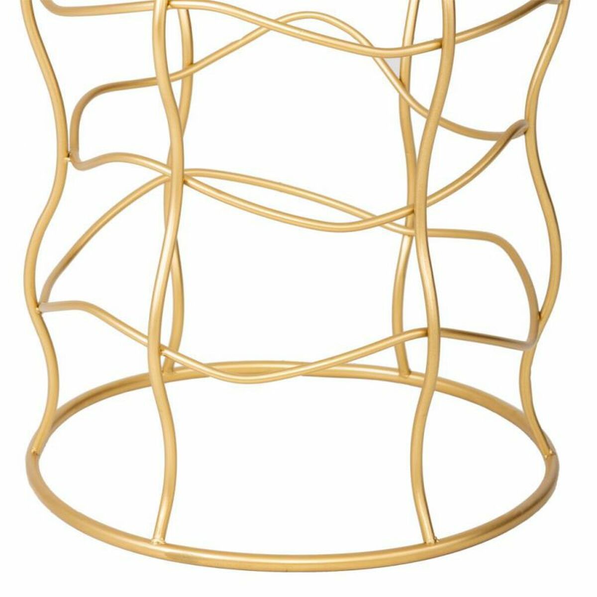 Sidobord Alexandra House Living Guld Metall 46 x 60 x 46 cm - 5