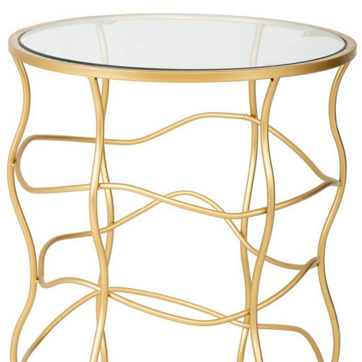 Sidobord Alexandra House Living Guld Metall 46 x 60 x 46 cm - 3