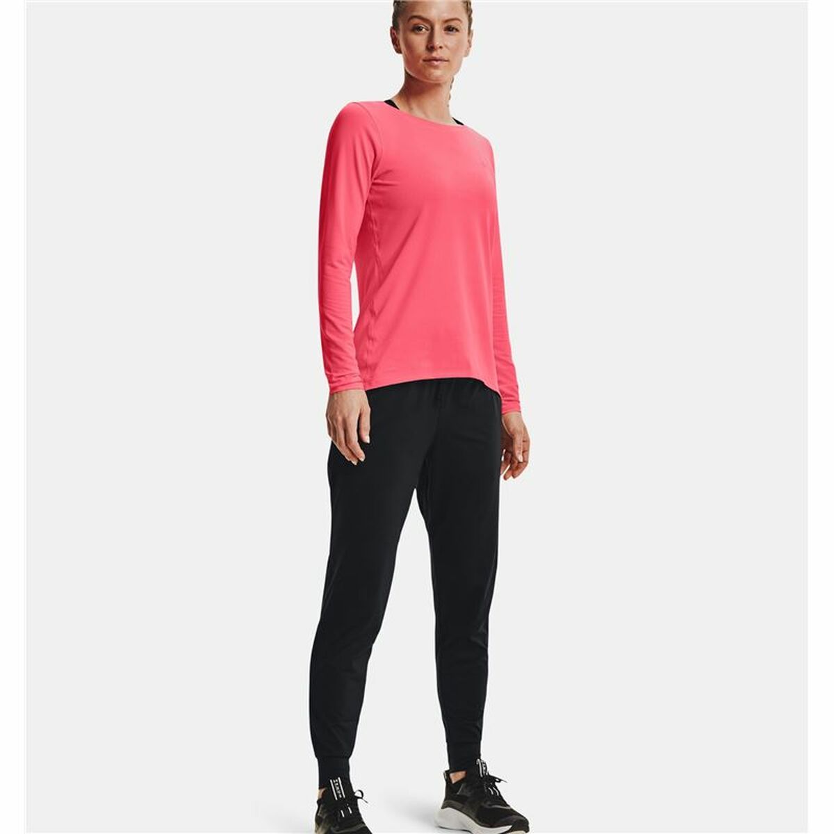 Långa träningsbyxor Under Armour Kvinna Svart - 6