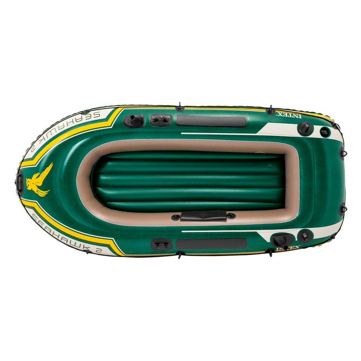 Uppblåsbar båt Intex Seahawk 2 Grön 236 x 41 x 114 cm - 2