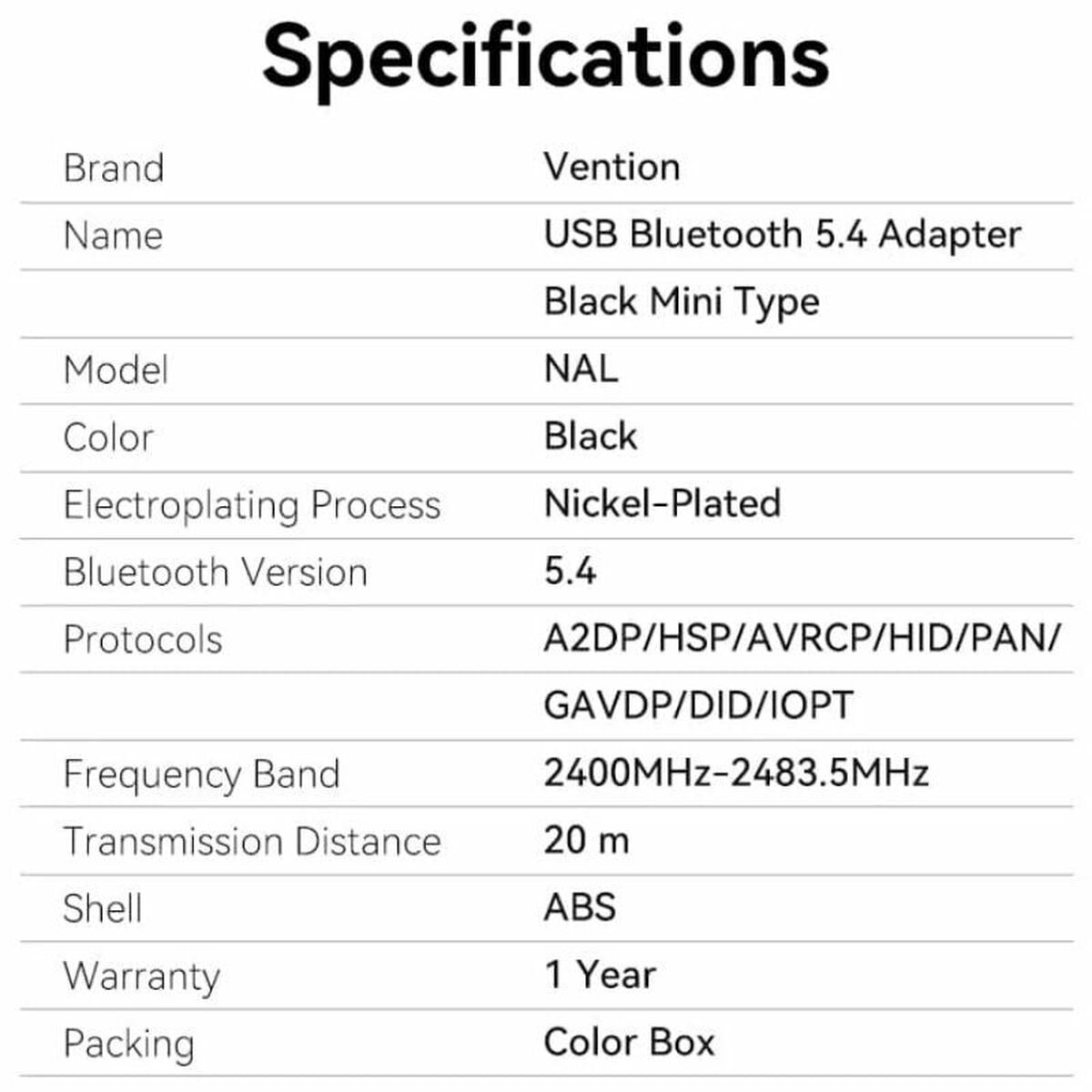 USB-C-kabel Vention NALB0 - 2