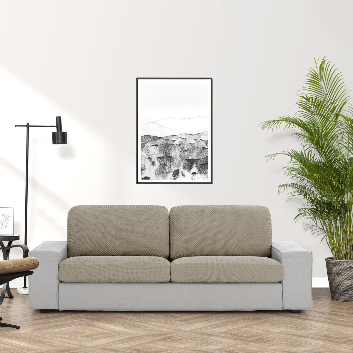 Kuddfodral Eysa THOR Beige Soffa - 4