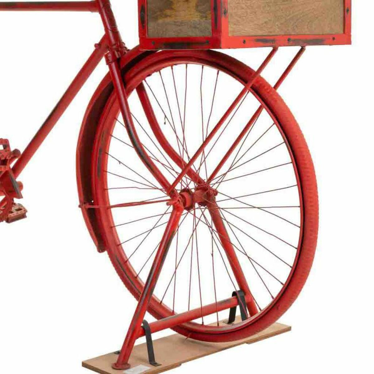 Mottagare Alexandra House Living Bike Brun Röd 50 x 90 x 198 cm - 6