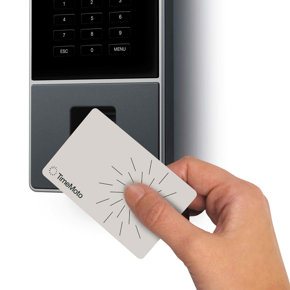 Biometriskt åtkomstkontrollsystem Safescan TimeMoto TM-626 Svart - 3