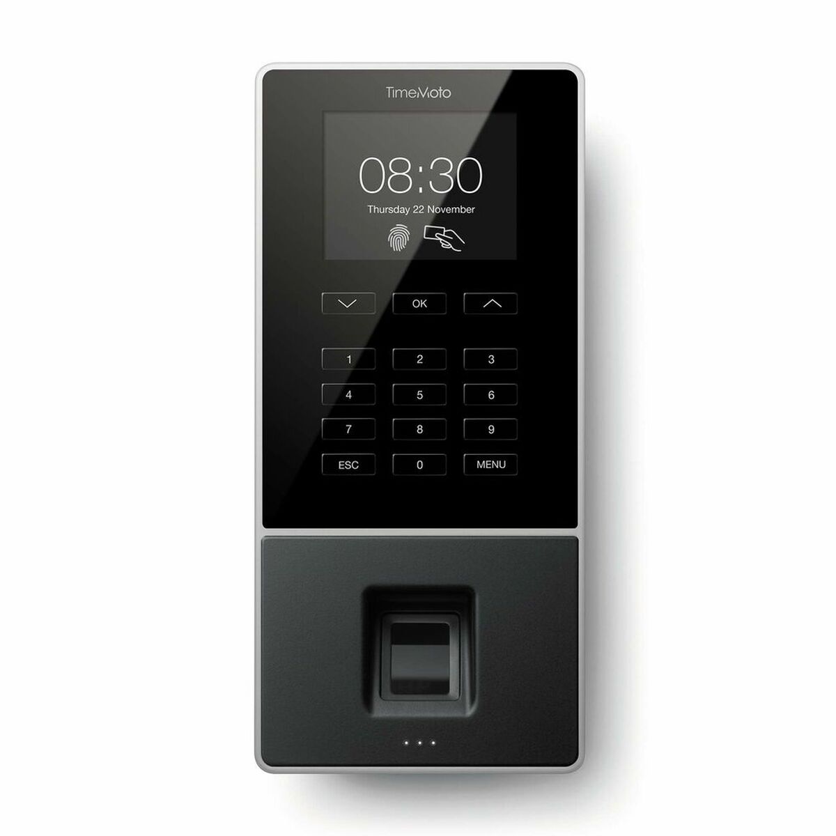 Biometriskt åtkomstkontrollsystem Safescan TimeMoto TM-626 Svart