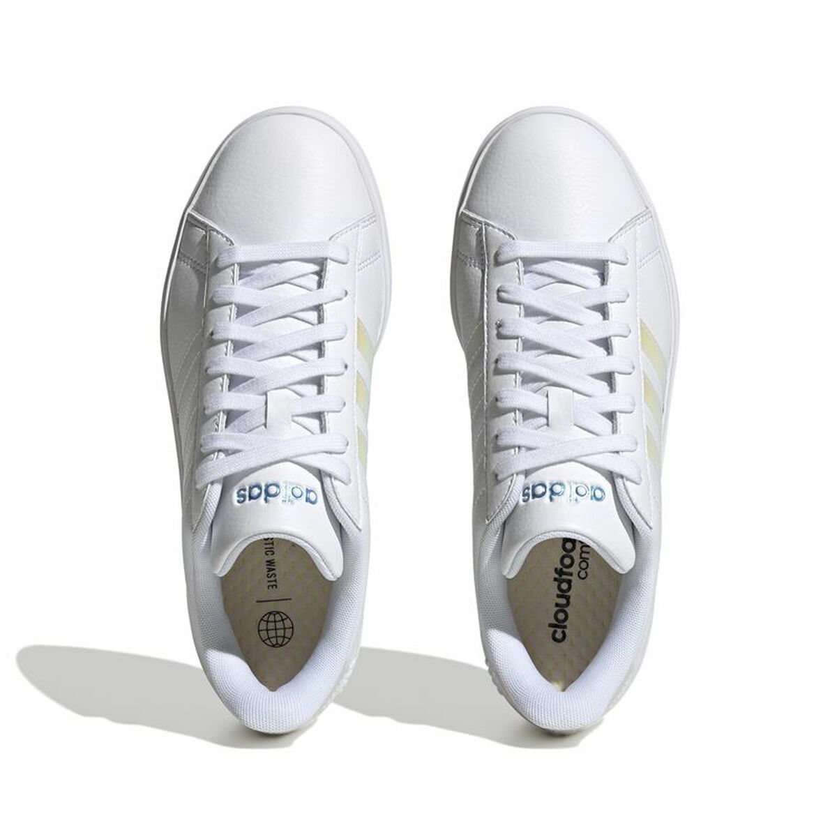 Casual Träningsskor Dam Adidas Grand Court Cloudfoam Vit - 3