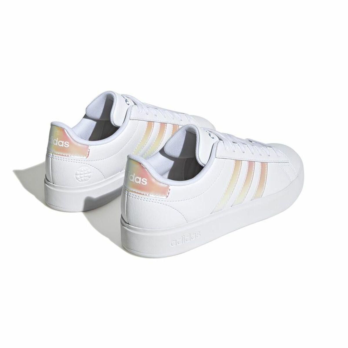 Casual Träningsskor Dam Adidas Grand Court Cloudfoam Vit - 4