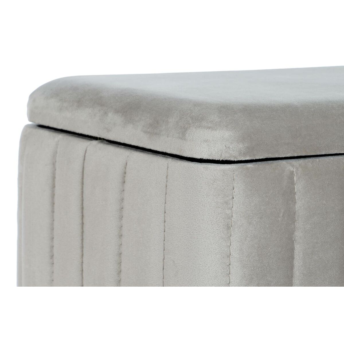Sittpall DKD Home Decor Grå Bordeaux Gyllene Gran 100 x 44 x 47 cm (2 antal) - 3