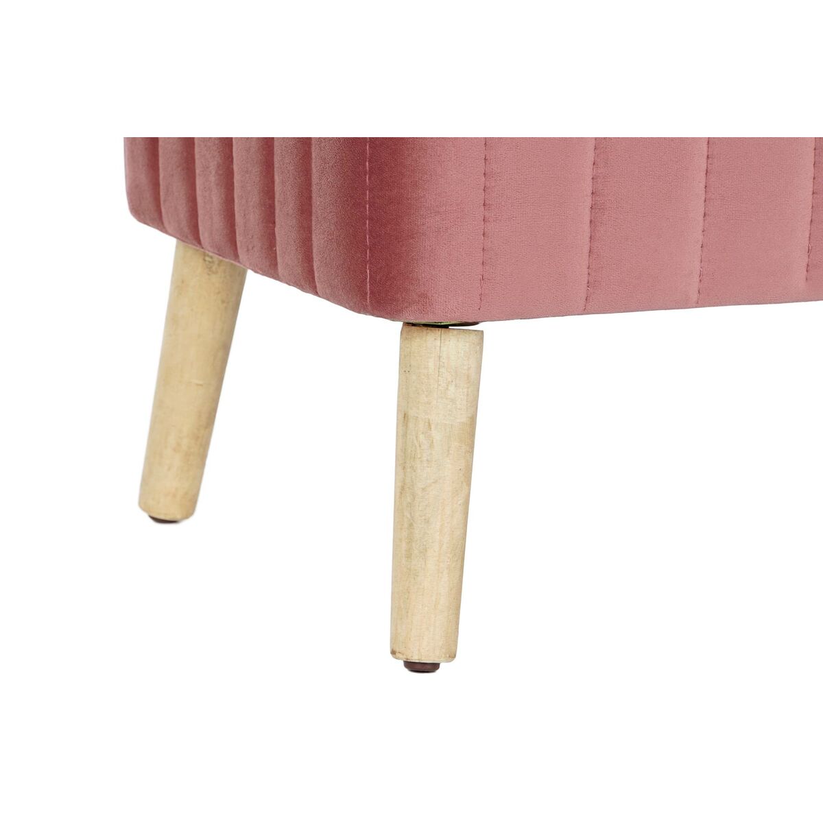 Sittpall DKD Home Decor Grå Bordeaux Gyllene Gran 100 x 44 x 47 cm (2 antal) - 2