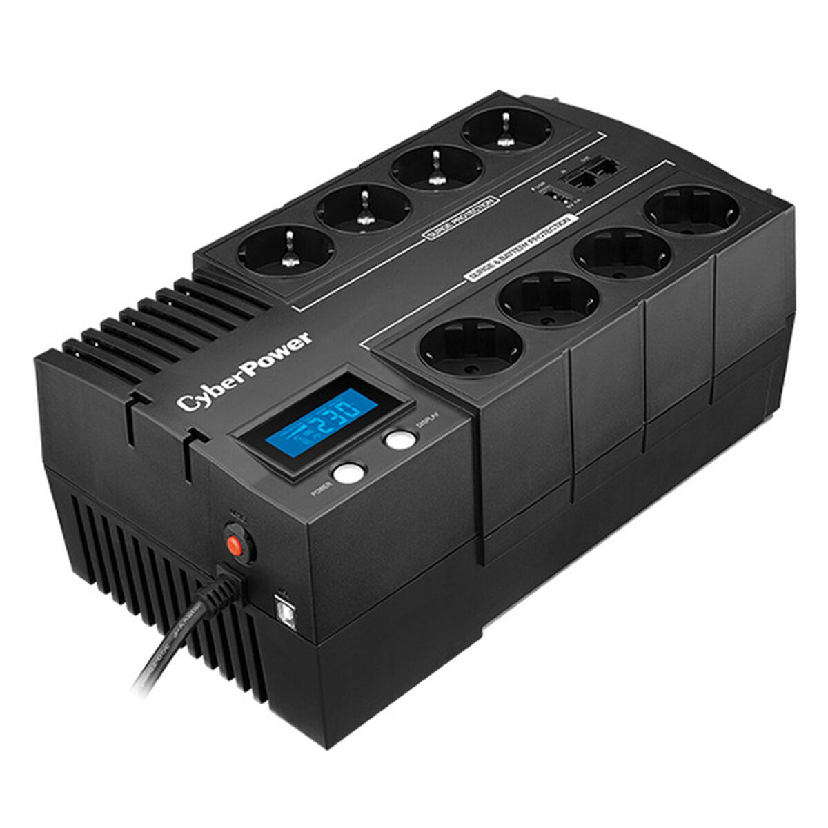 System för Avbrottsfri Strömförsörjning Interaktiv (UPS) Cyberpower BR1200ELCD 1200 VA - 2