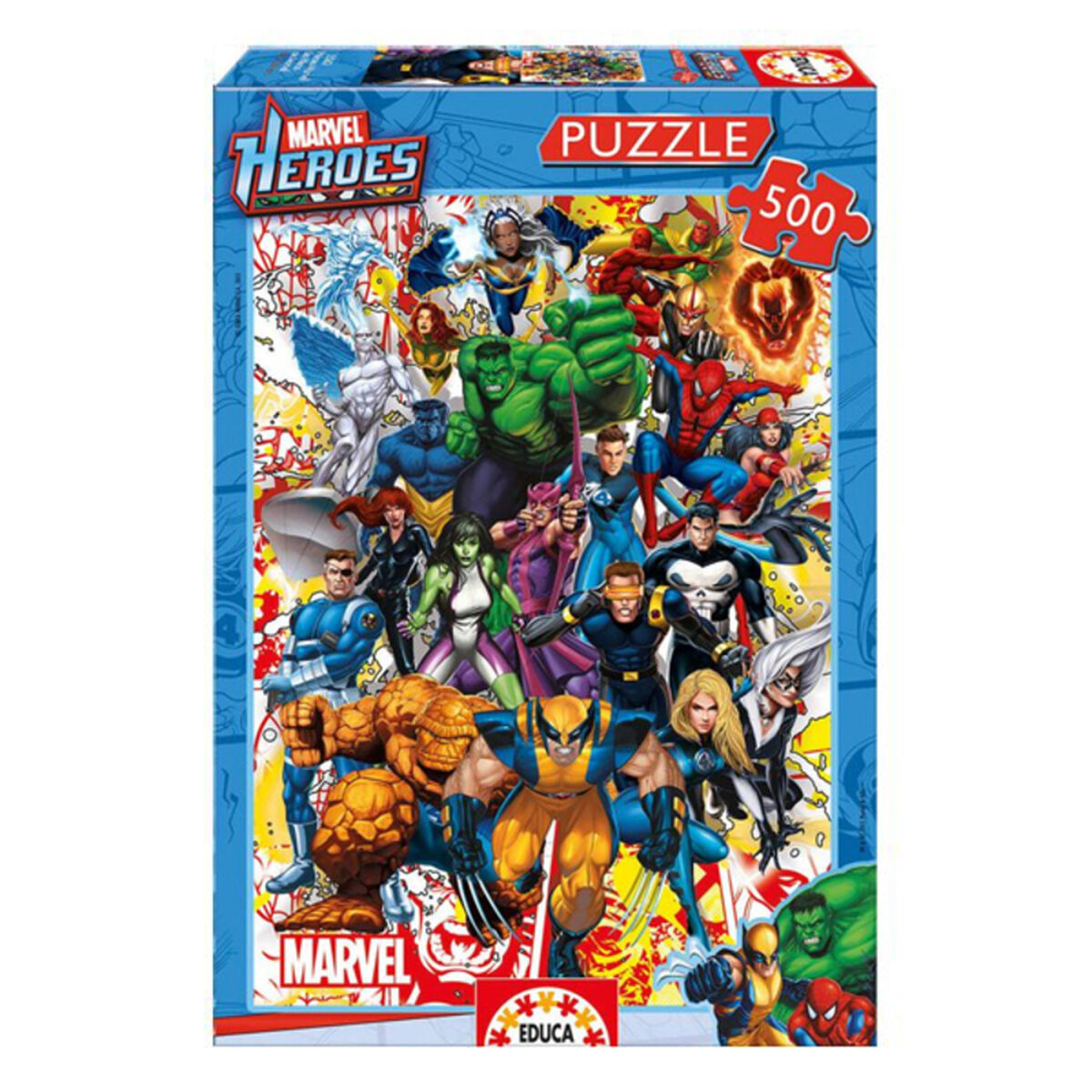 Pussel Marvel Heroes Educa 500 Delar